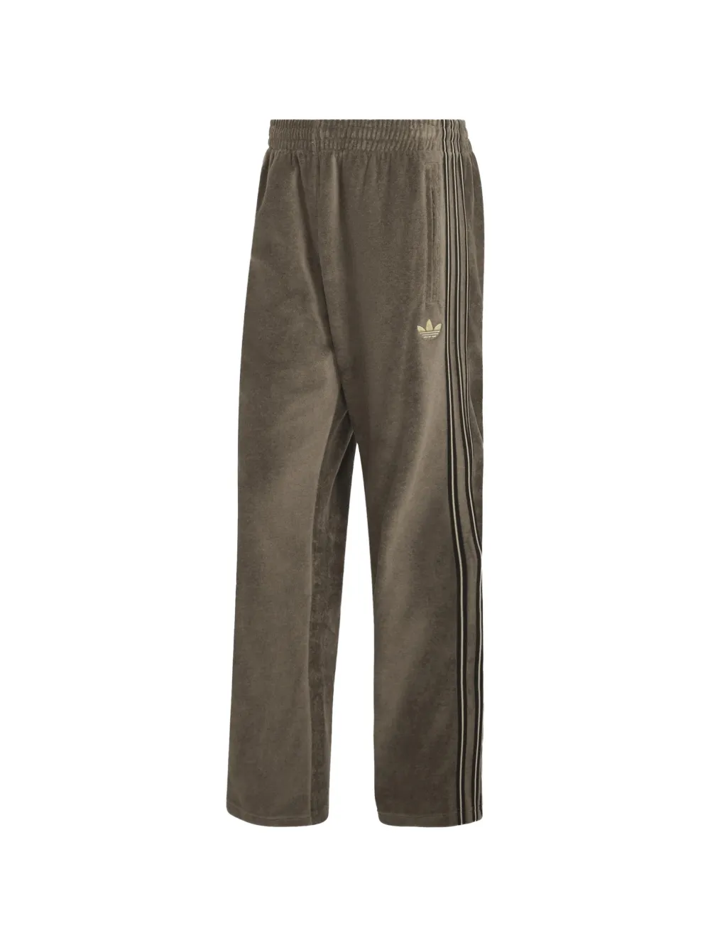 adidas Firebird stripe-detail track pants - Marrone