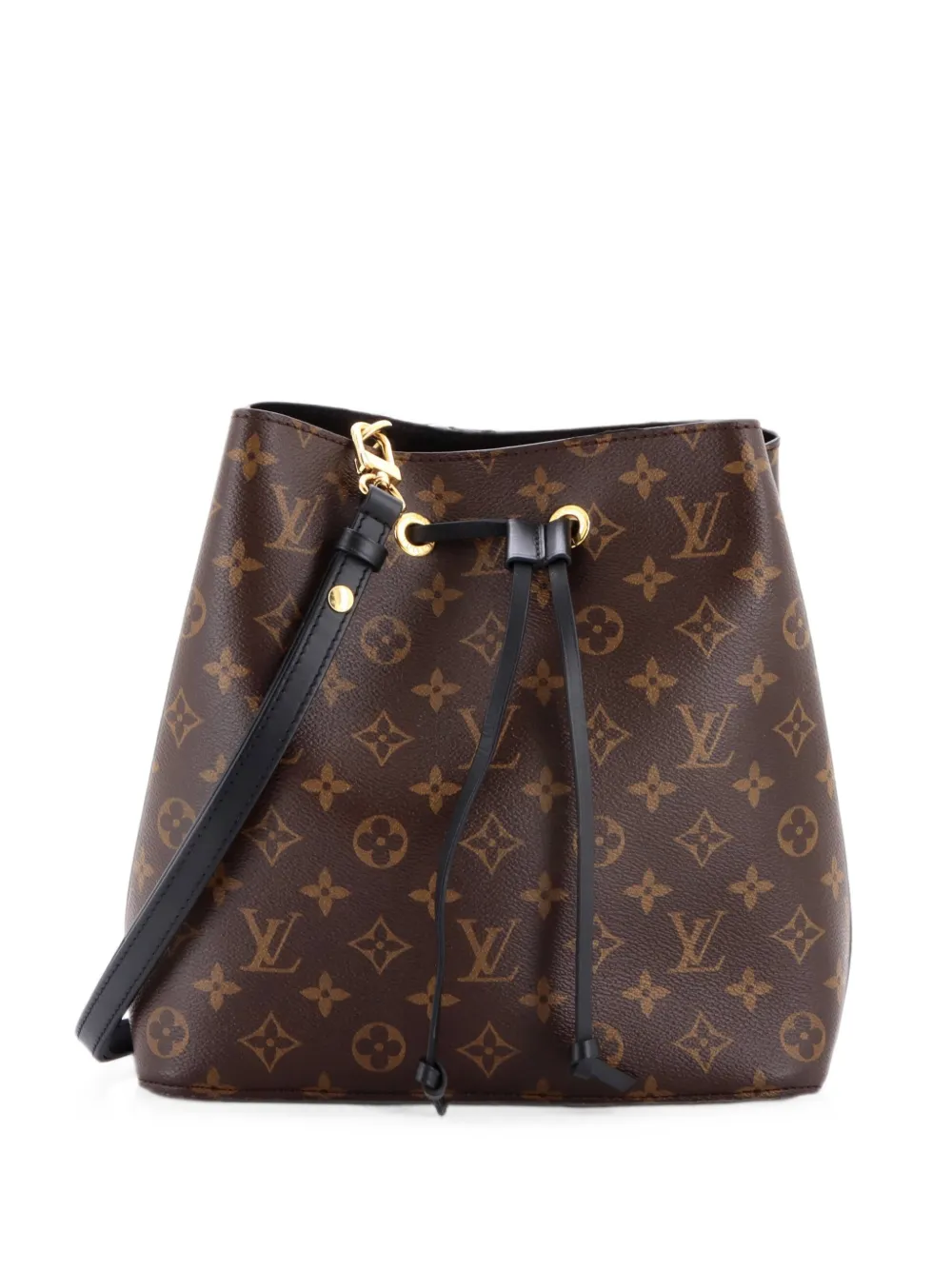 Louis Vuitton Pre-Owned NeoNoe Handbag Monogram Canvas with Leather MM bucket bag - Braun