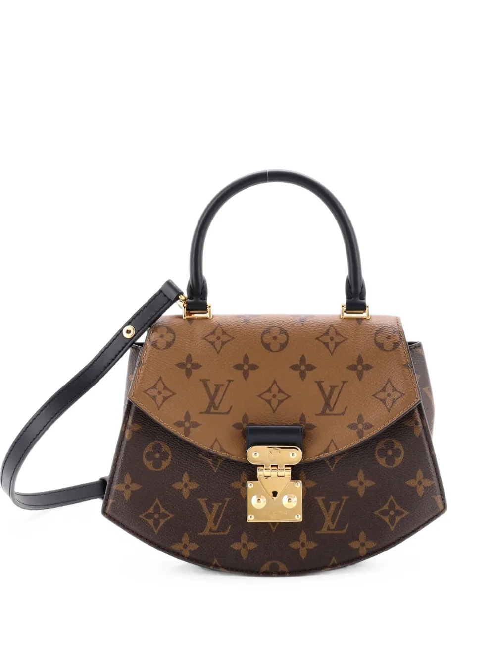 Louis Vuitton Pre-Owned Tilsitt Top Handle Bag Reverse Monogram Canvas crossbody bag - Braun