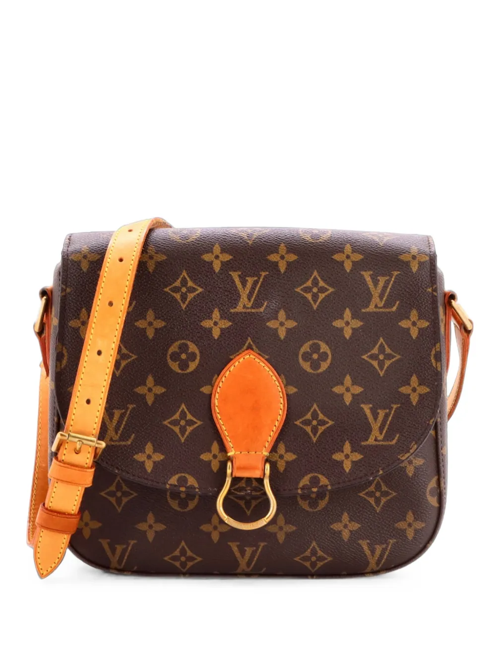 Louis Vuitton Pre-Owned Saint Cloud Handbag Monogram Canvas GM crossbody bag - Braun