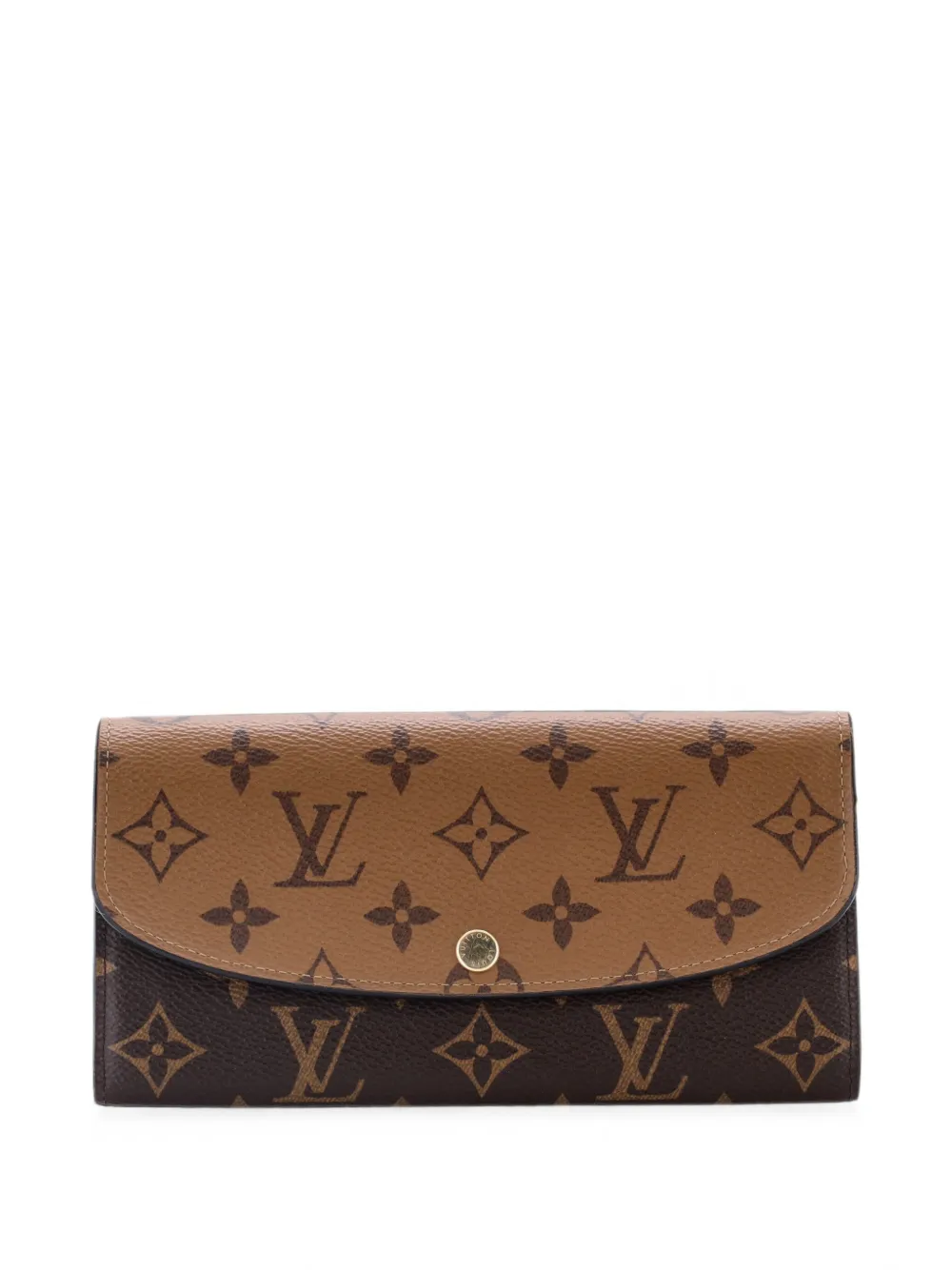 Louis Vuitton Pre-Owned Portafoglio Emilie in tela con monogramma - Marrone