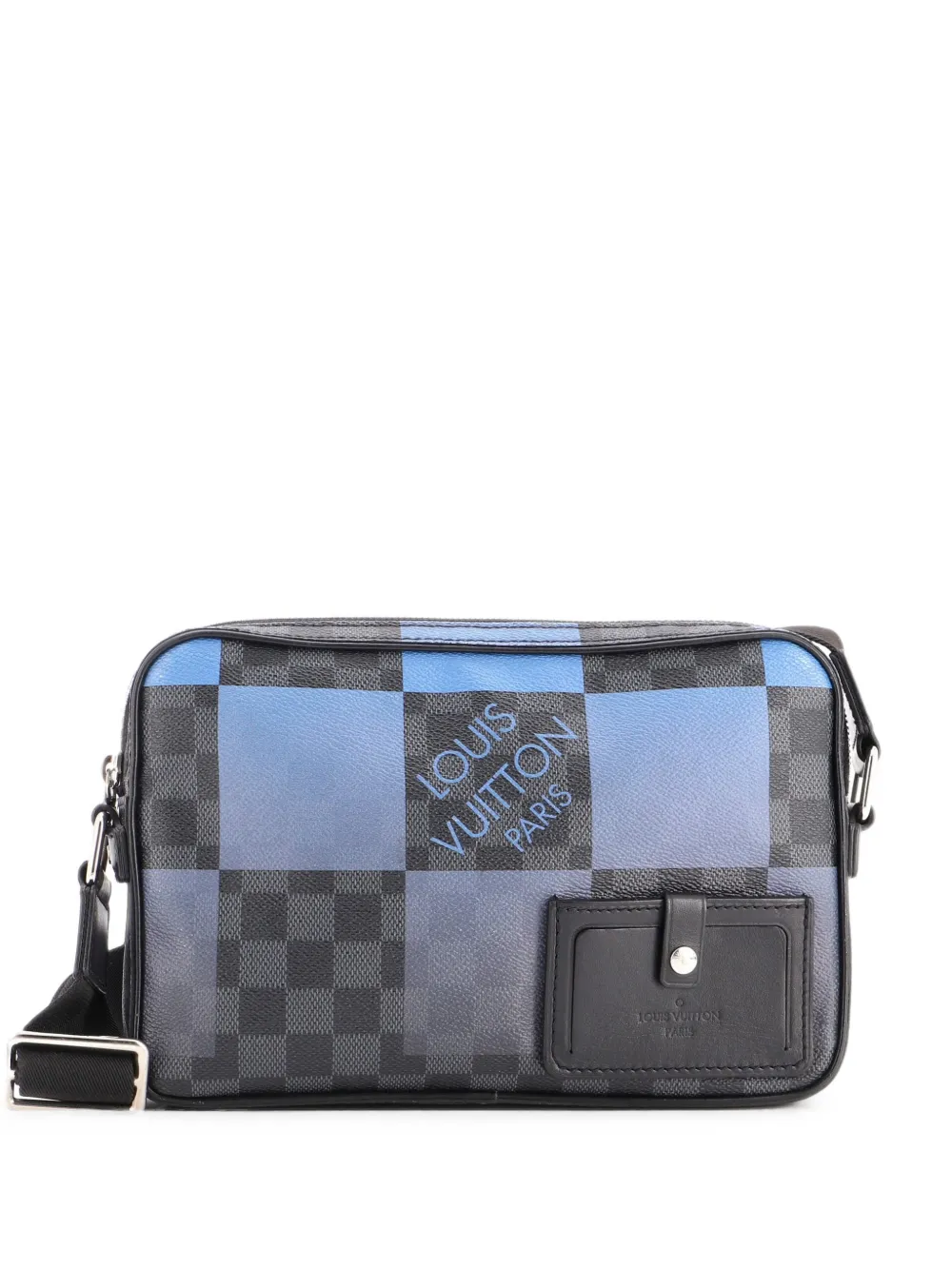 Louis Vuitton Pre-Owned Alpha Messenger Bag Limited Edition Damier Graphite Giant crossbody bag - Blu
