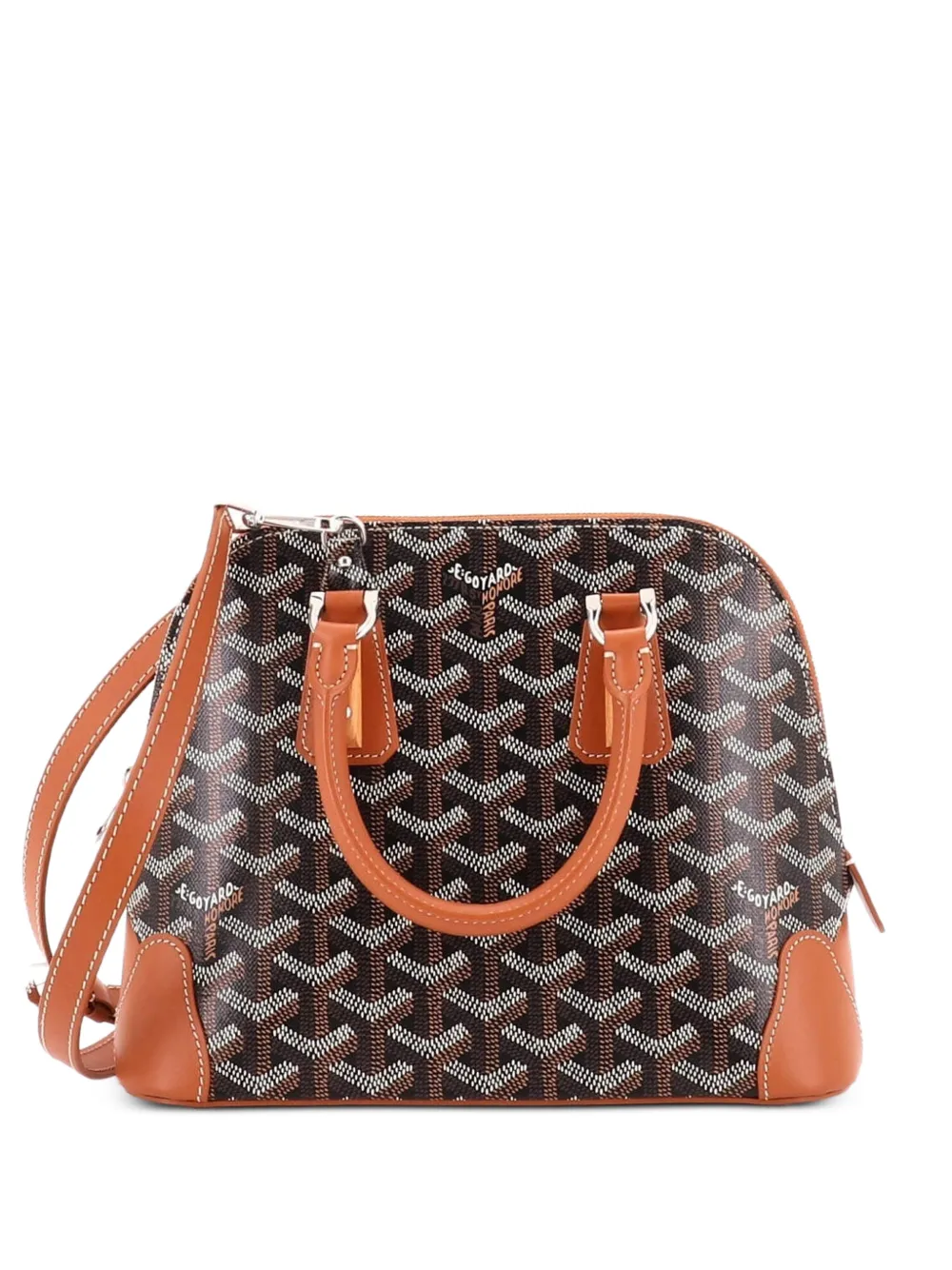 Goyard Pre-Owned Vendome Bag Coated Canvas Mini satchel - Marrone