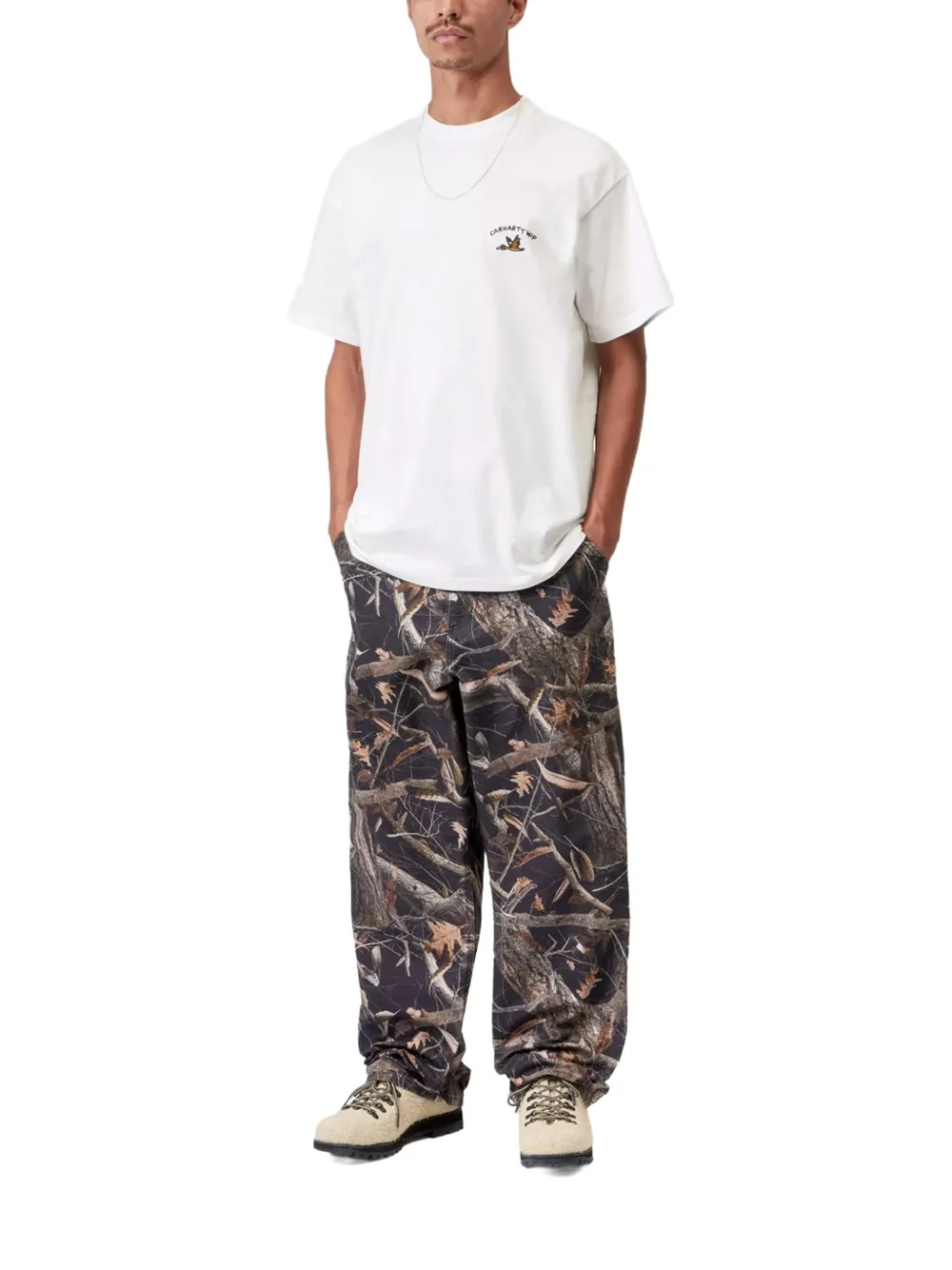 Carhartt WIP Animated Ducks T-shirt Wit