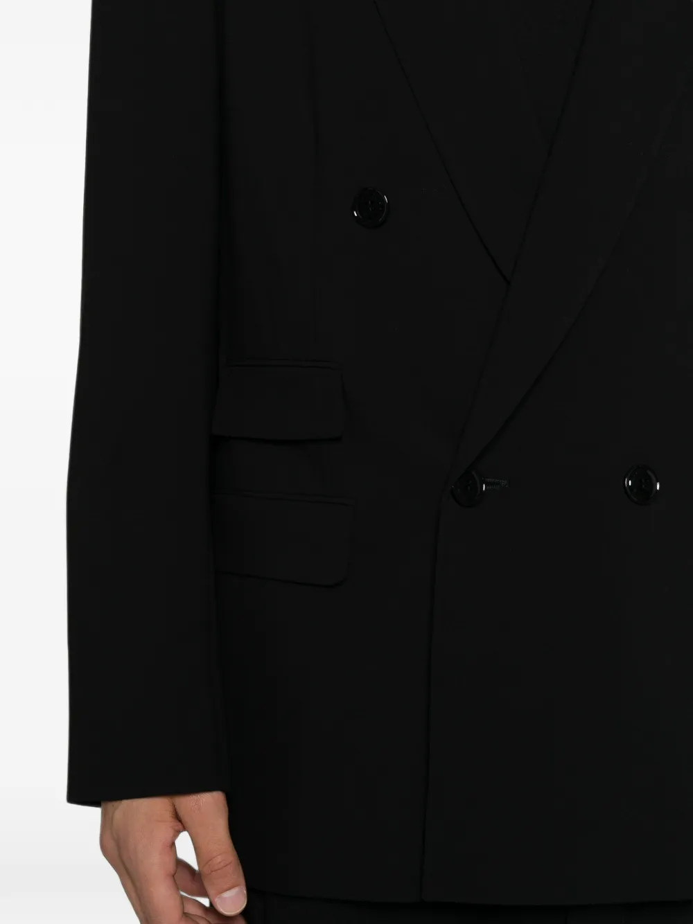 Giorgio Armani Pak van scheerwol Zwart