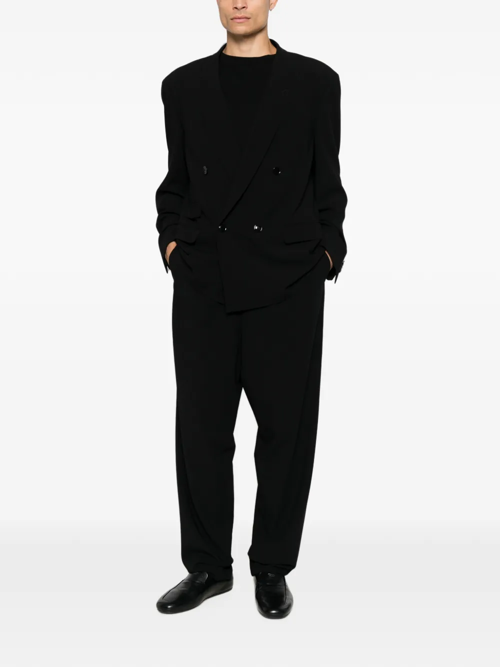 Giorgio Armani Pak van scheerwol Zwart