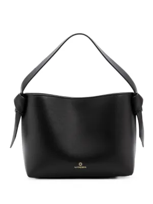 B*y様 Alexander McQueen ブラックレザーポインテッドトゥブー Alexander McQueen T-Bar buckle-fastening Leather Shoulder Bag
