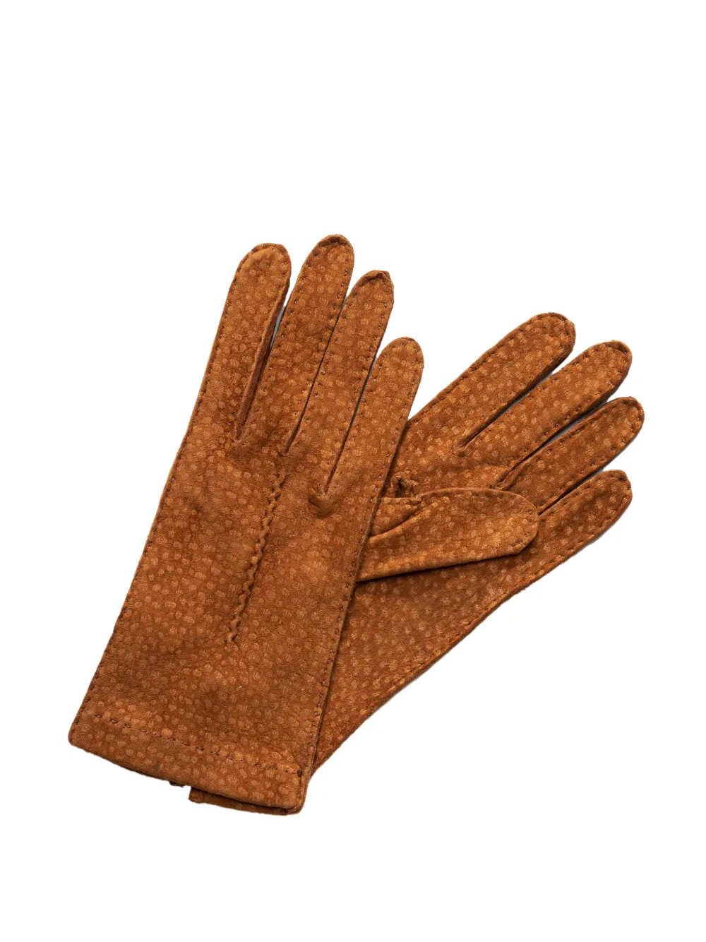 La Portegna capybara leather gloves