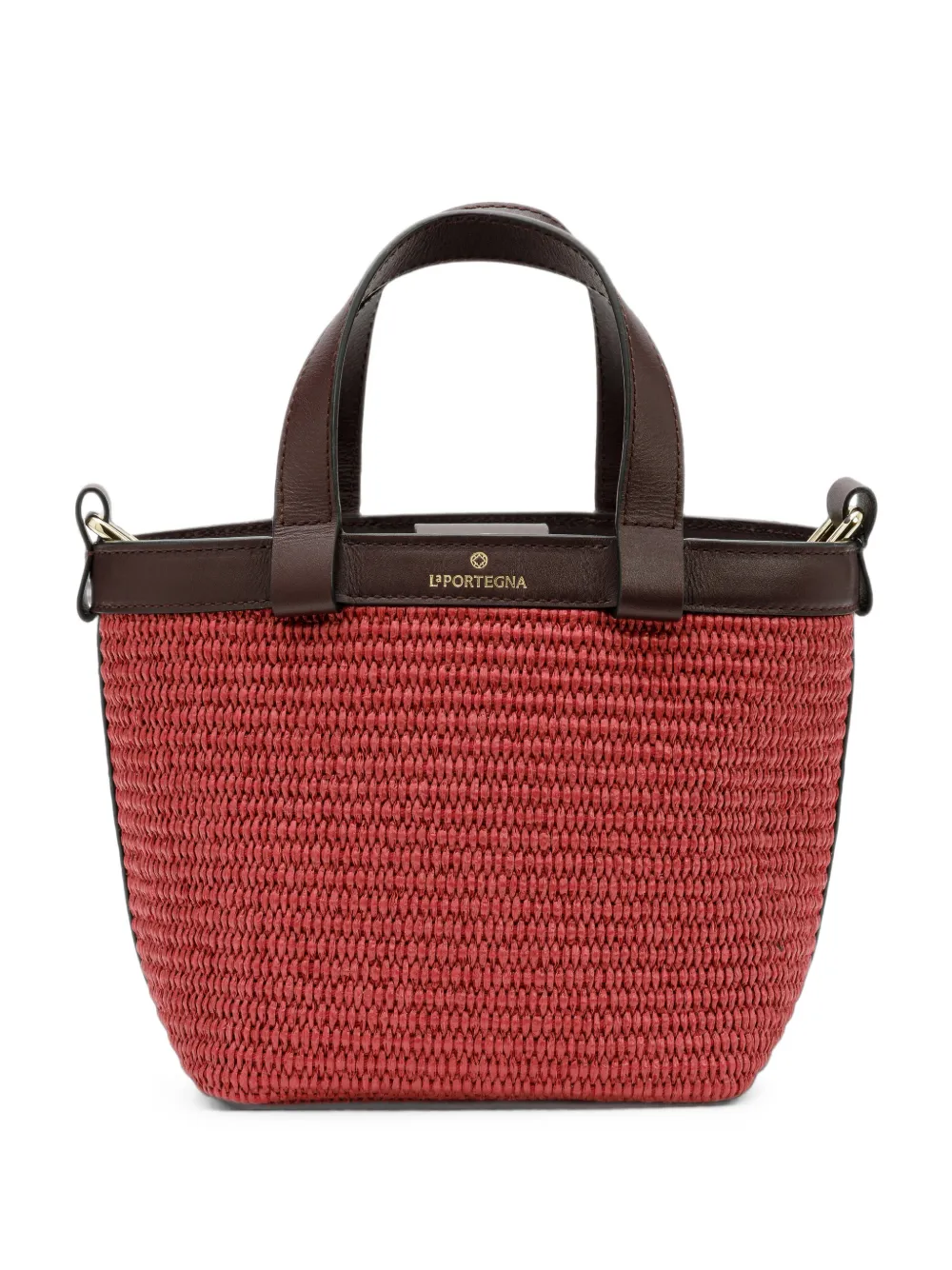La Portegna Teresita leather-trim tote bag