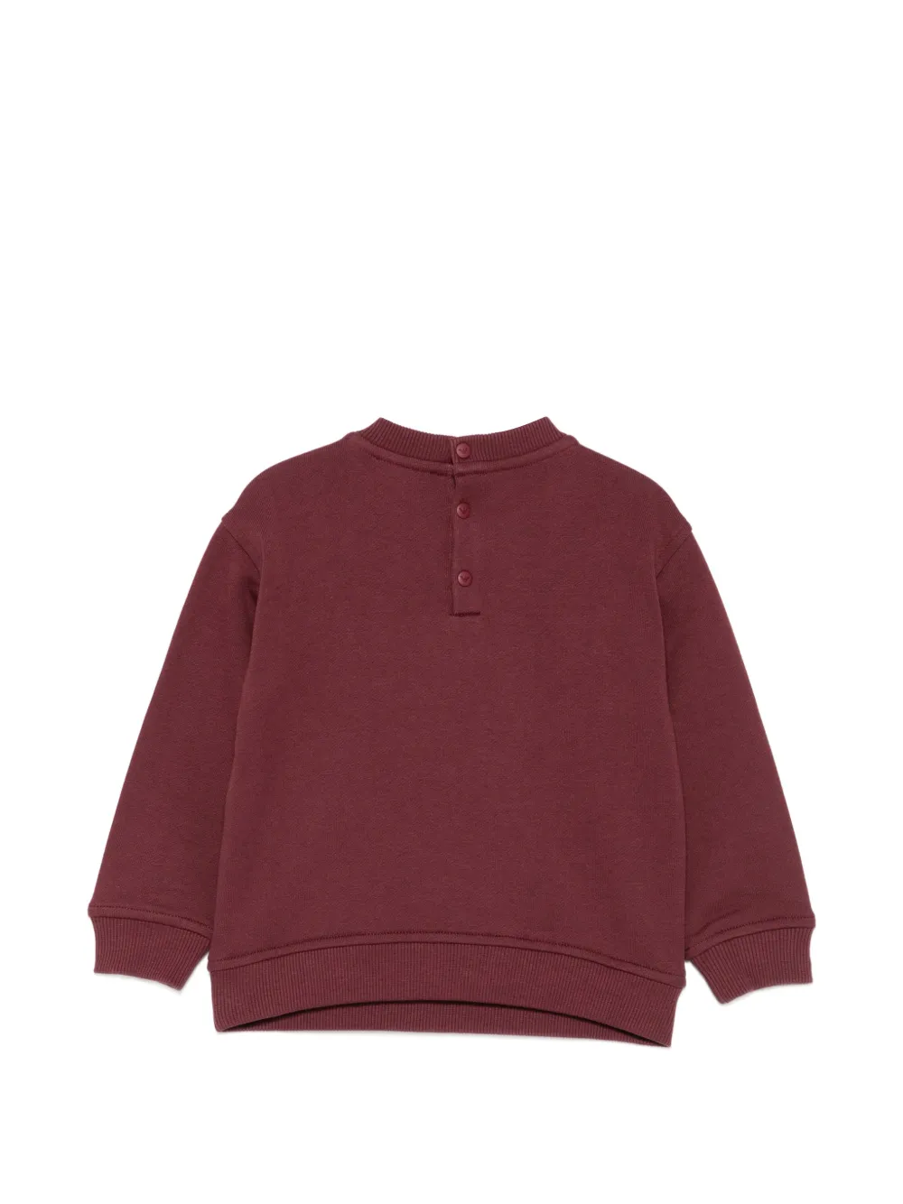 Emporio Armani Kids logo-patch sweatshirt Rood
