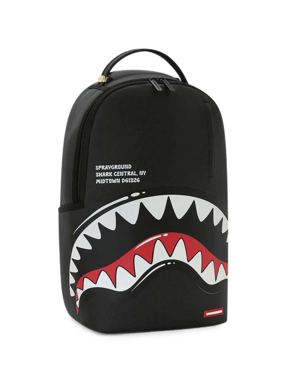 sprayground kid Shark Central Bubble Shark rugzak Zwart