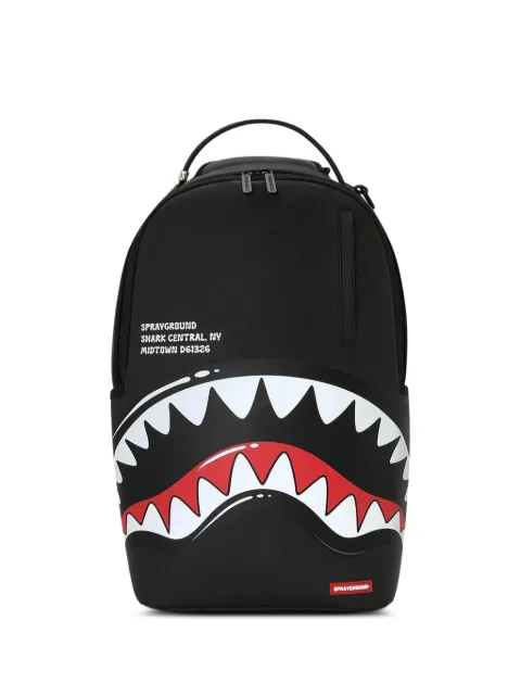 Sprayground shark-print backpack
