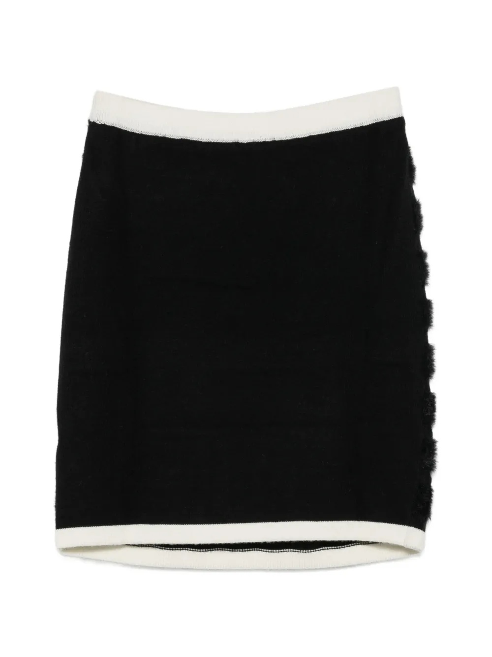 TWINSET Kids Rok met horizontale streep Zwart
