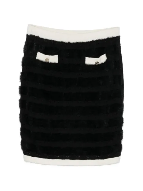 TWINSET Kids horizontal-stripe skirt