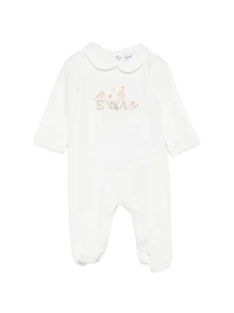 Emporio Armani Kids pijama con cuello Peter Pan
