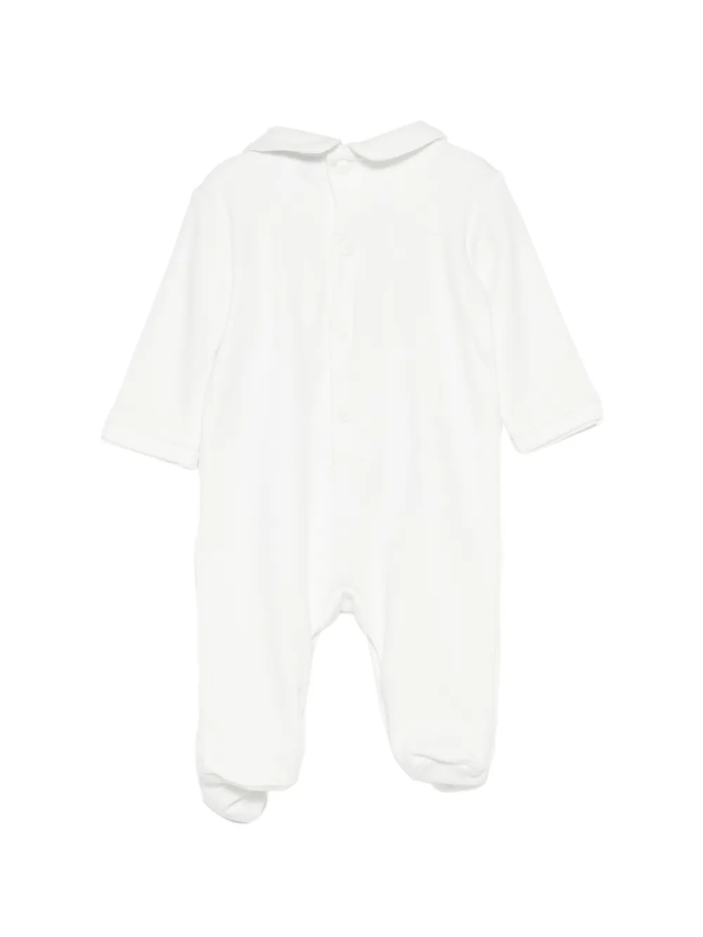 Emporio Armani Kids Peter-Pan-collar pajama Wit