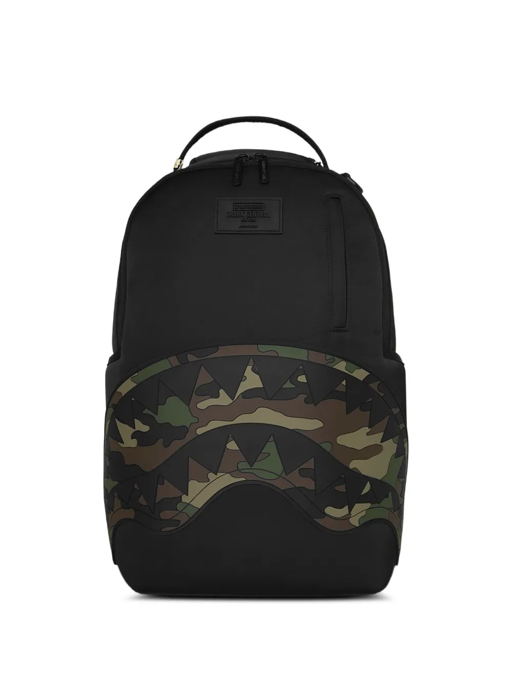 Sprayground Shark camouflage-print backpack - Nero