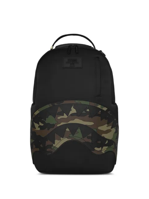 Sprayground Shark camouflage-print backpack