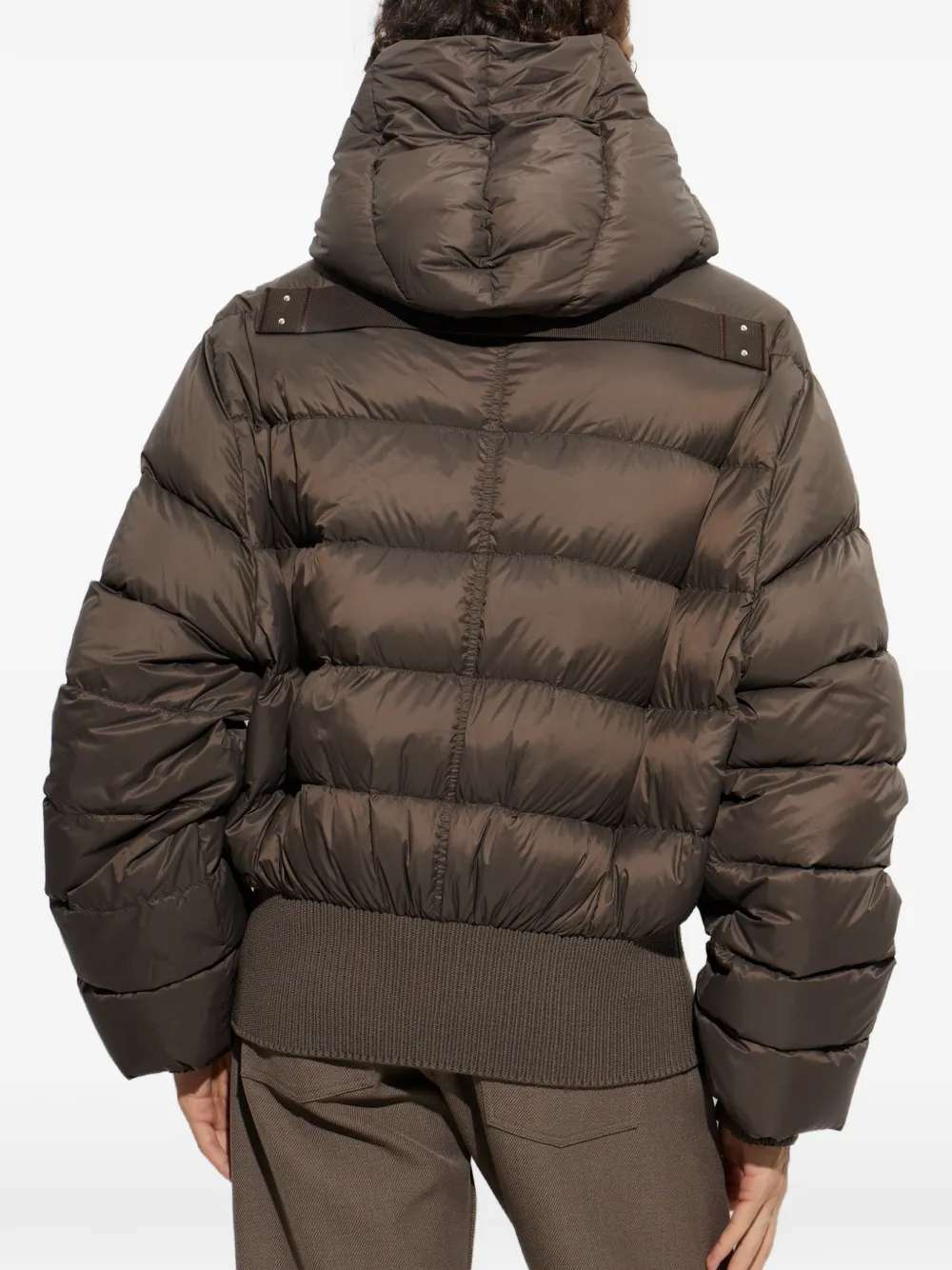 Rick Owens hooded padded jacket Bruin