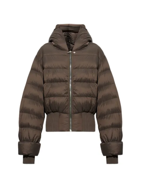 Rick Owens hooded padded jacket