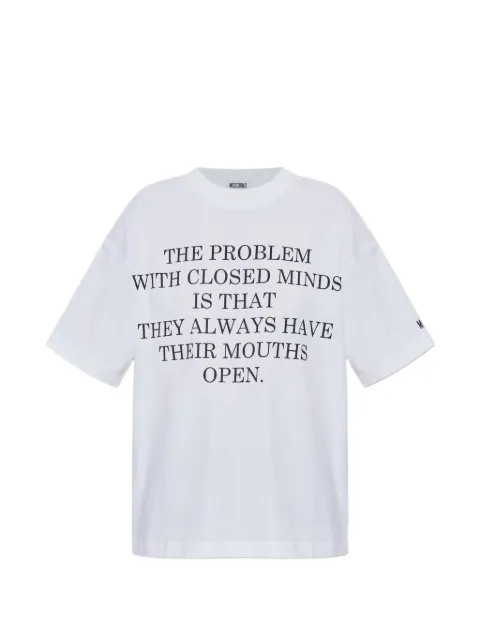 Moschino slogan-print T-shirt