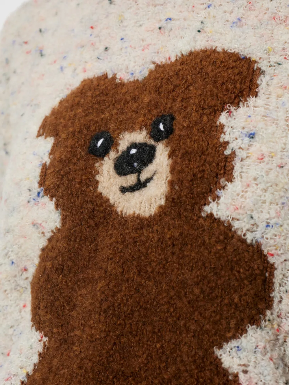 Moschino Teddy Bear bouclé trui Beige