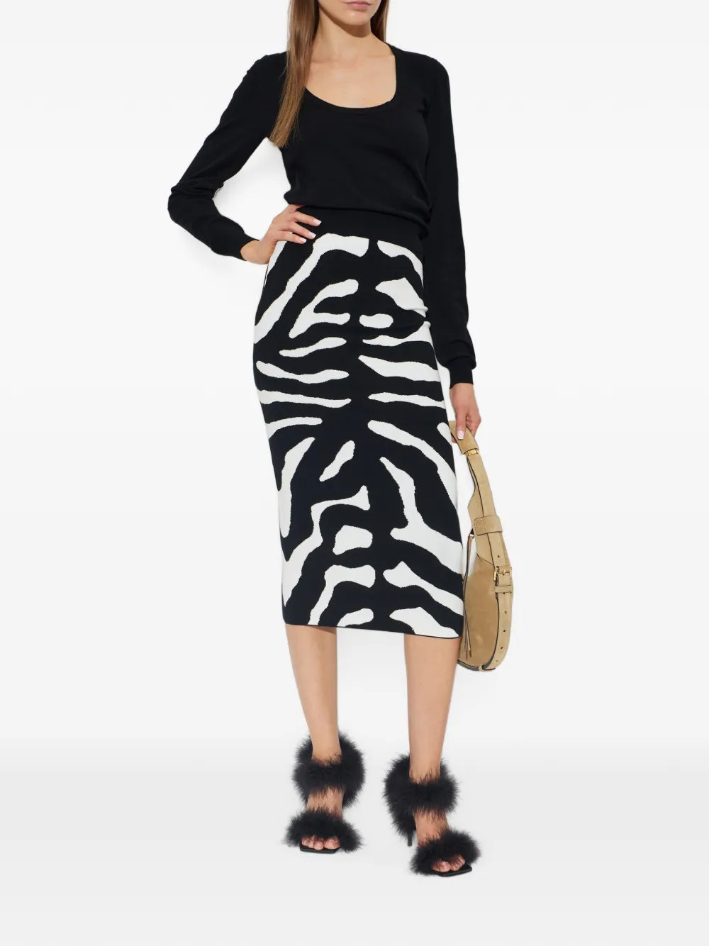 Moschino Sweater met lange mouwen Zwart