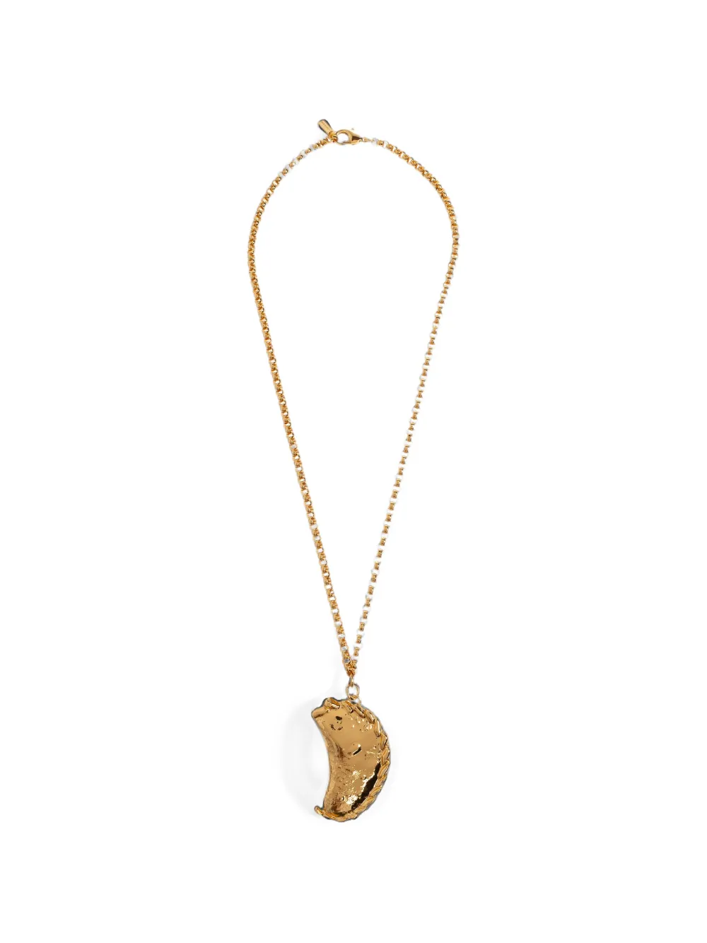 Moschino pendant-detail necklace - Oro