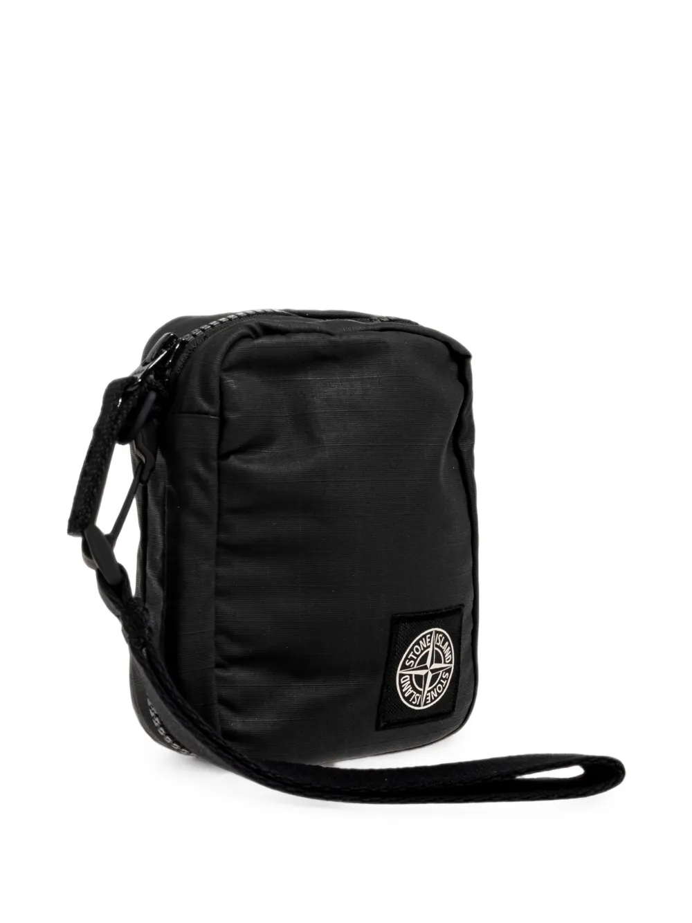 Stone Island 9500004 dubbele gecoate katoenen ripstop Zwart