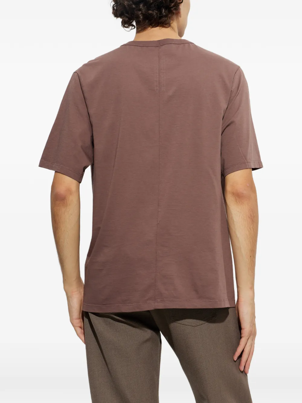 Rick Owens Brad T-shirt met ronde hals Bruin
