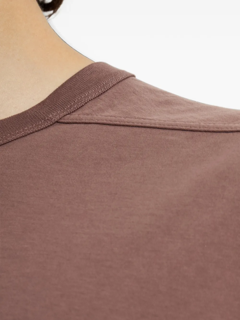 Rick Owens Brad T-shirt met ronde hals Bruin