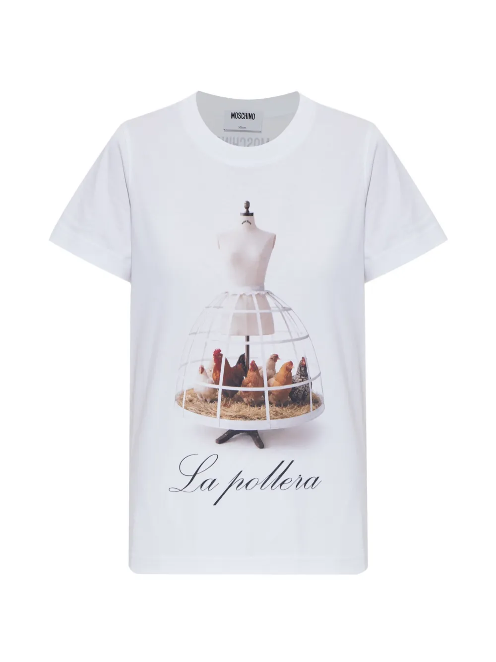 Moschino graphic-print T-shirt - Bianco