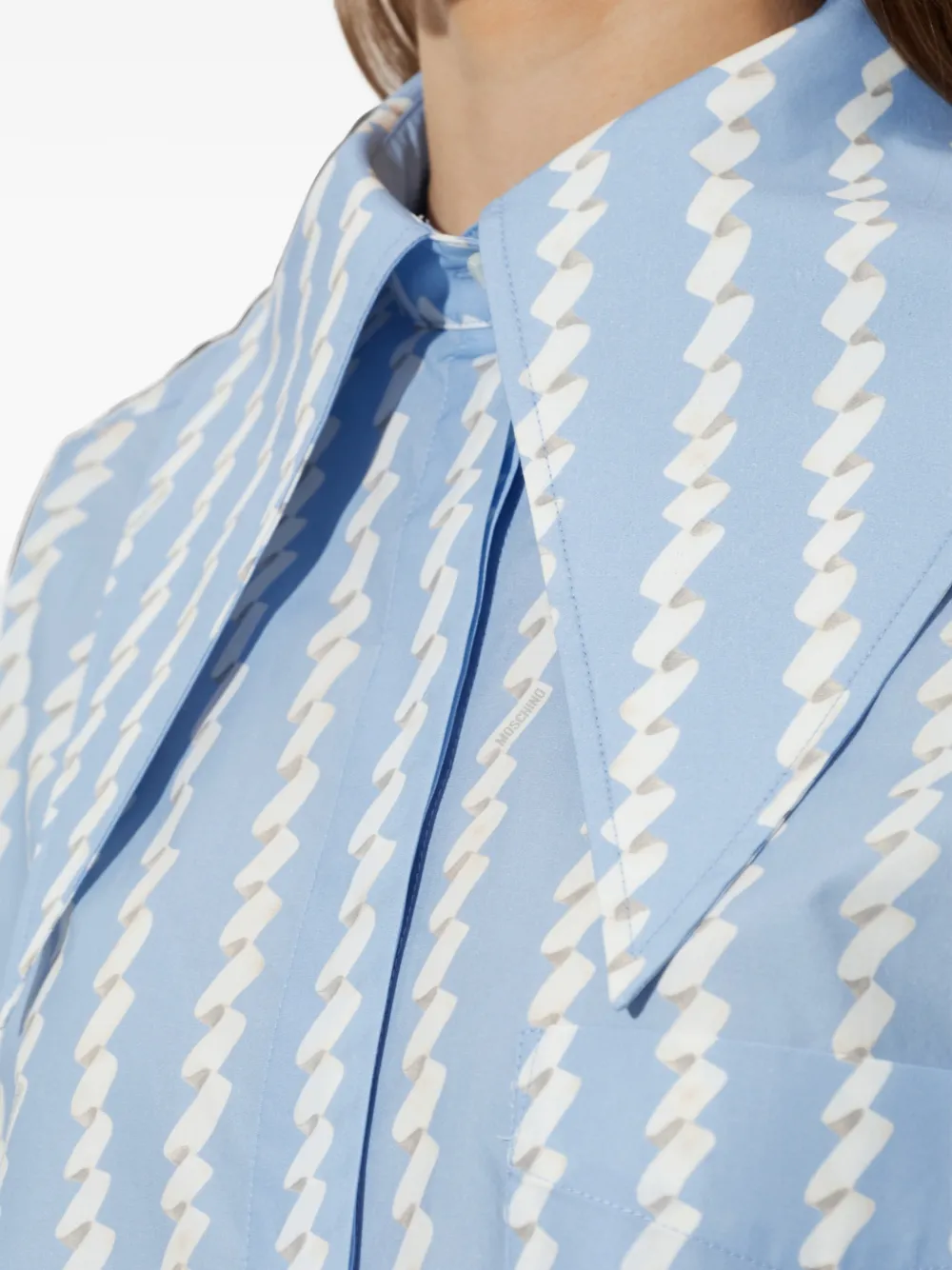 Moschino Overhemd met patroon Blauw
