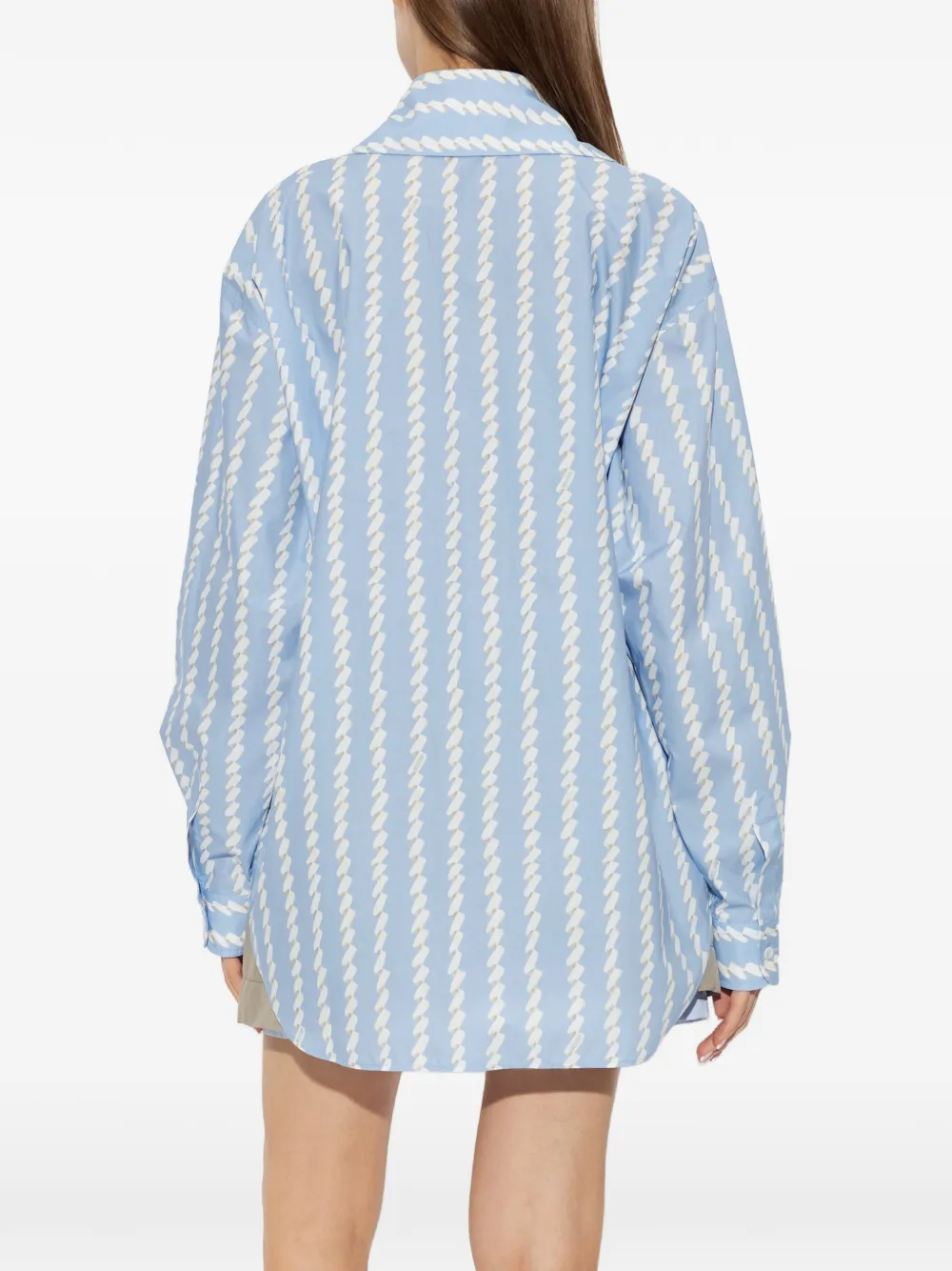 Moschino Overhemd met patroon Blauw