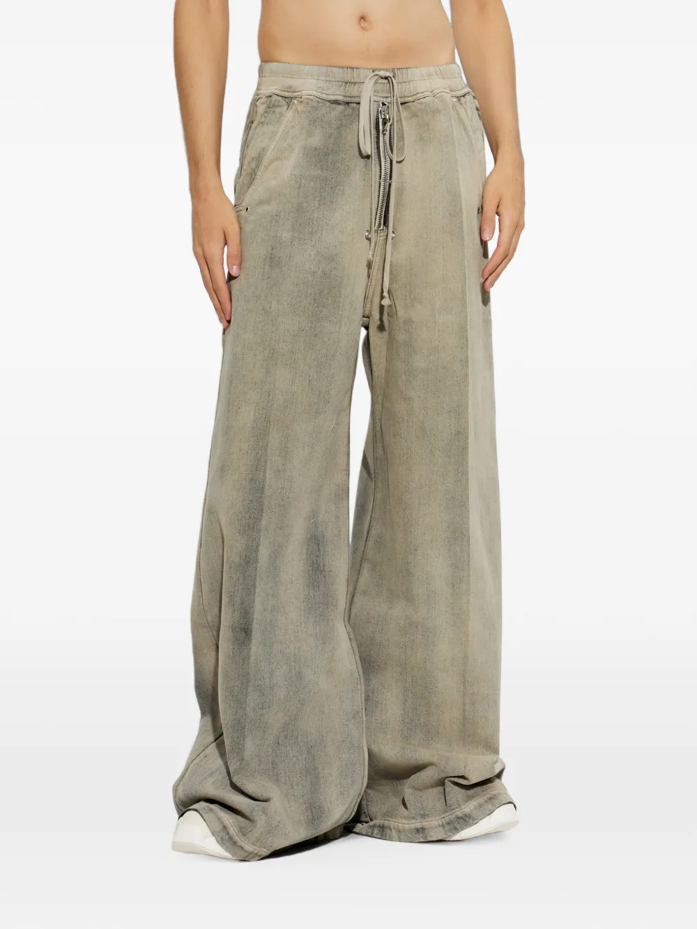 Rick Owens DRKSHDW Jeans met wijde pijpen Grijs