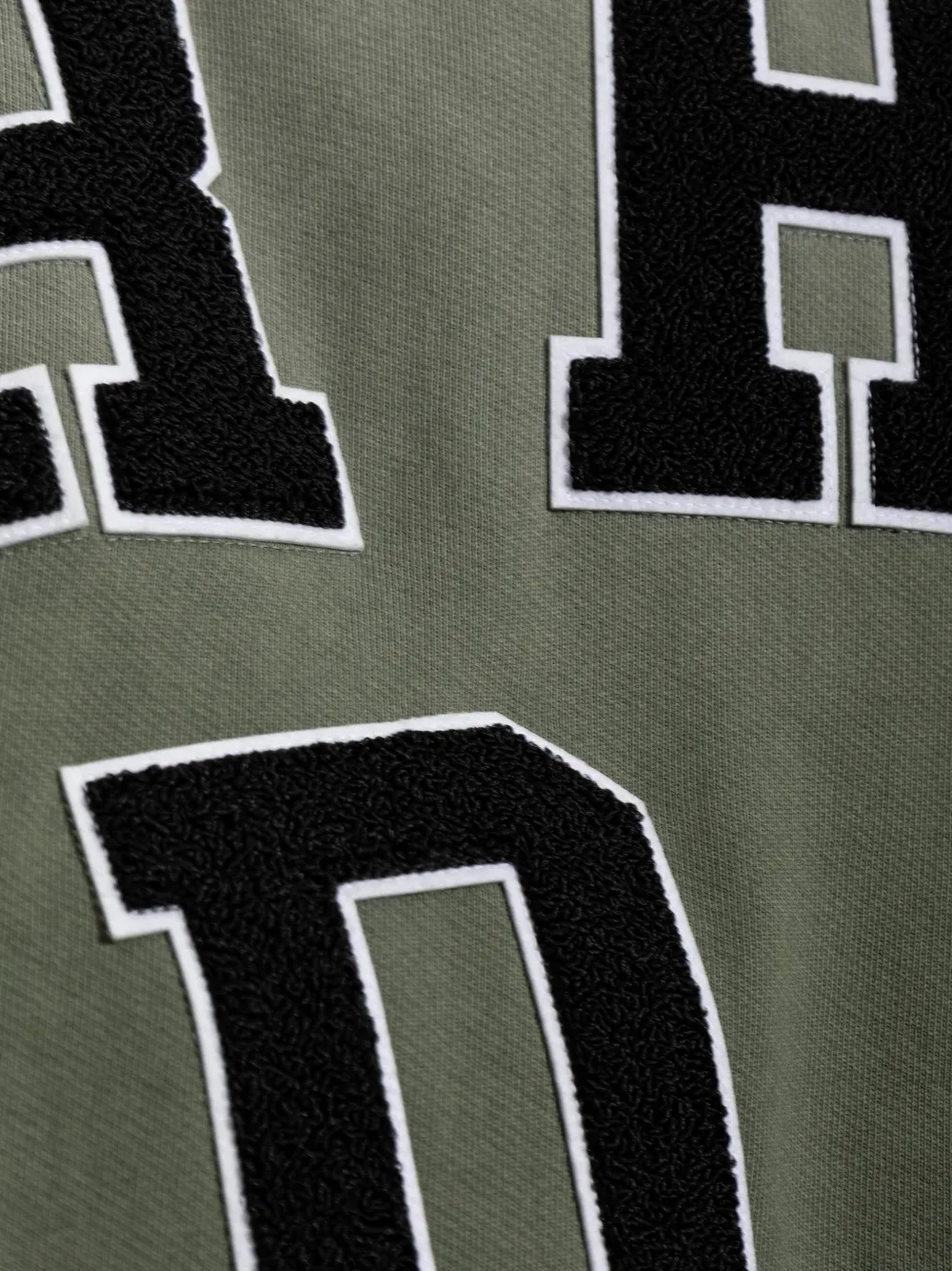RHUDE Hoodie met logopatch Groen