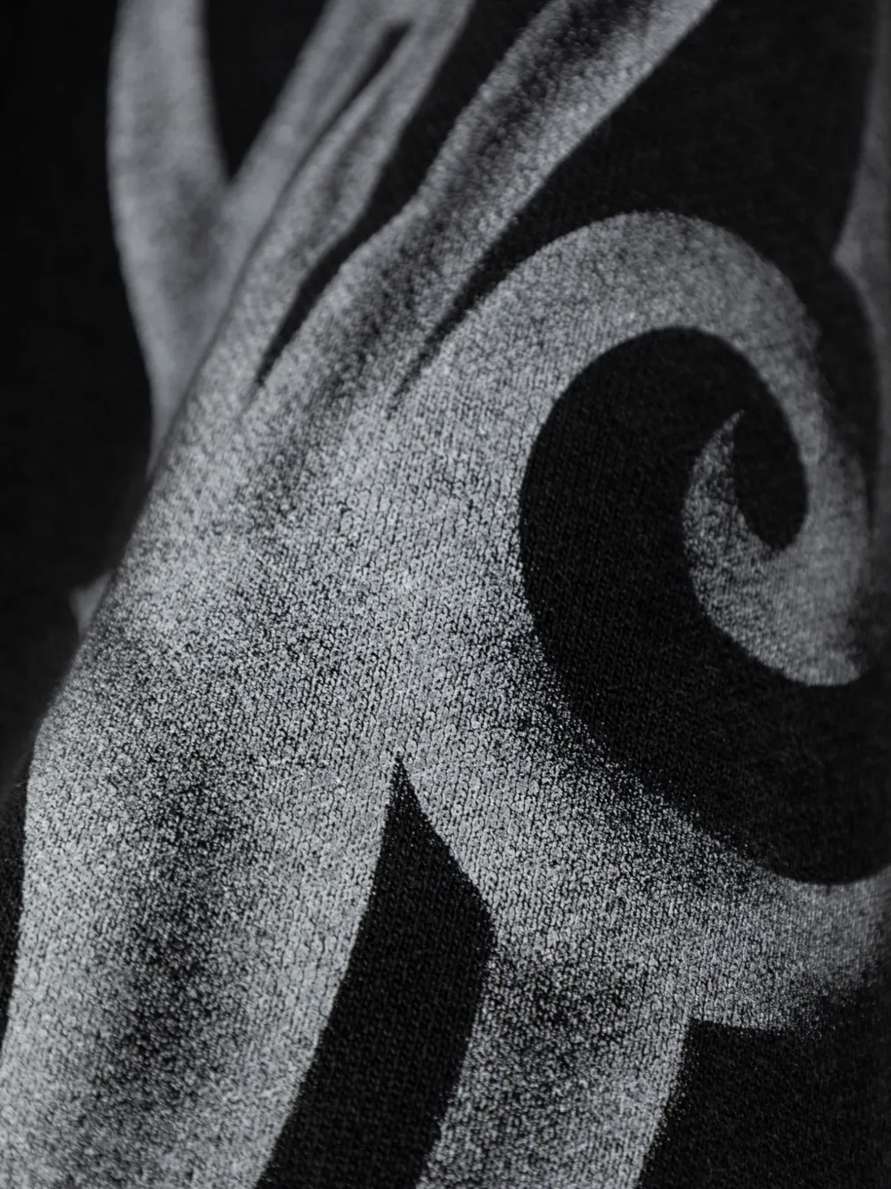 VETEMENTS Hoodie met grafische print Zwart