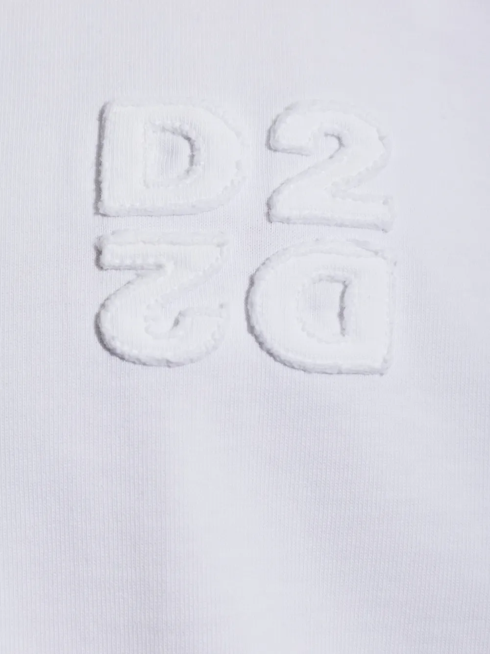 DSQUARED2 T-shirt met ronde hals en logodetail Wit