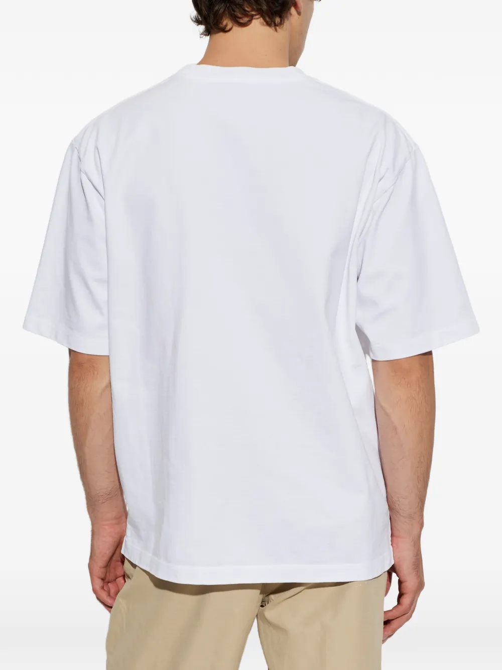 DSQUARED2 T-shirt met ronde hals en logodetail Wit