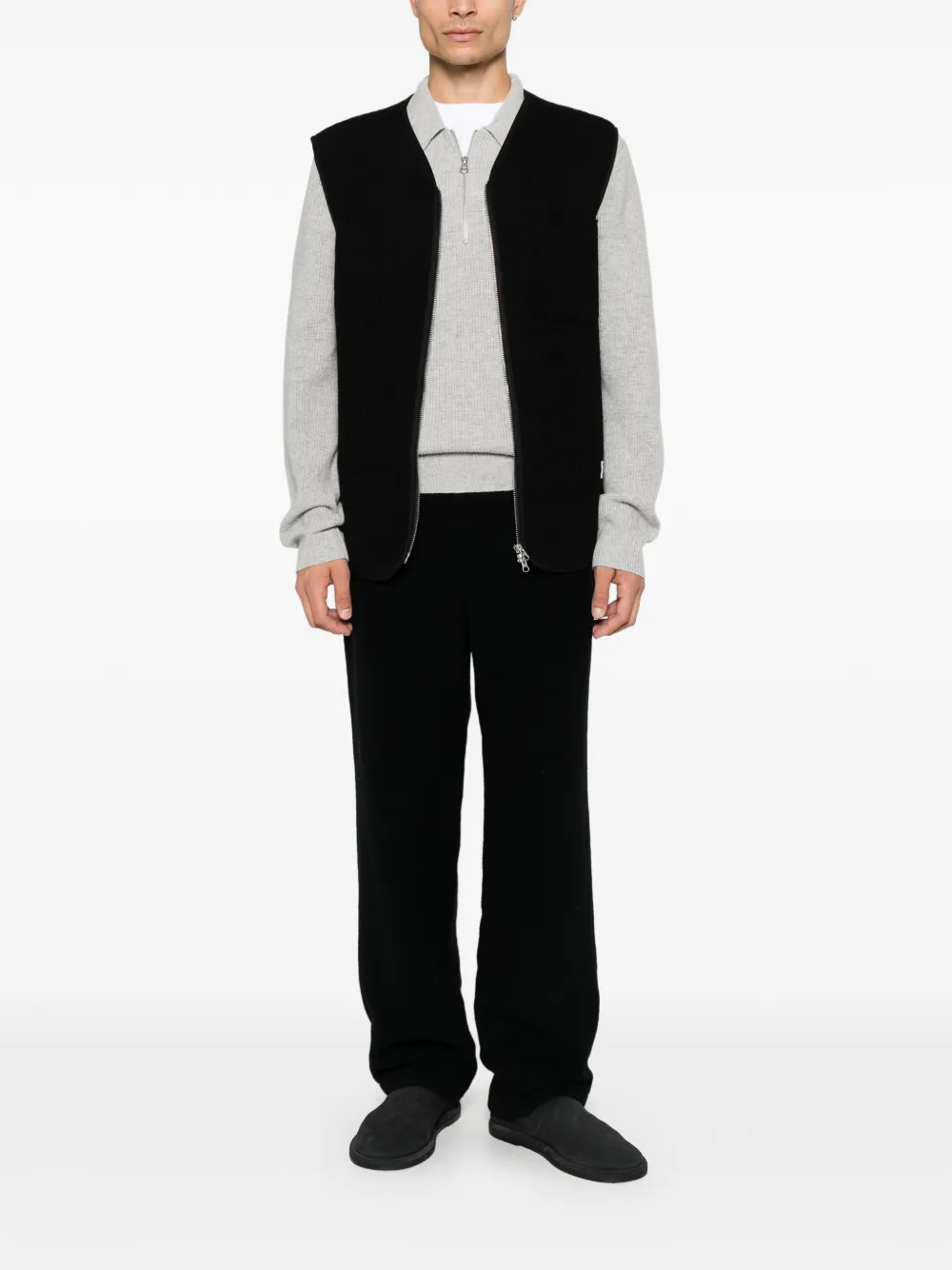 Rier Broek met elastische taille Zwart
