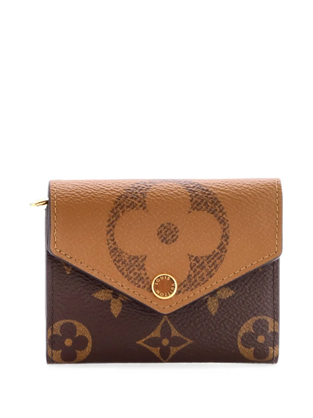 Louis Vuitton Pre-Owned Zoe Wallet Reverse Monogram Giant small wallets - Marrone
