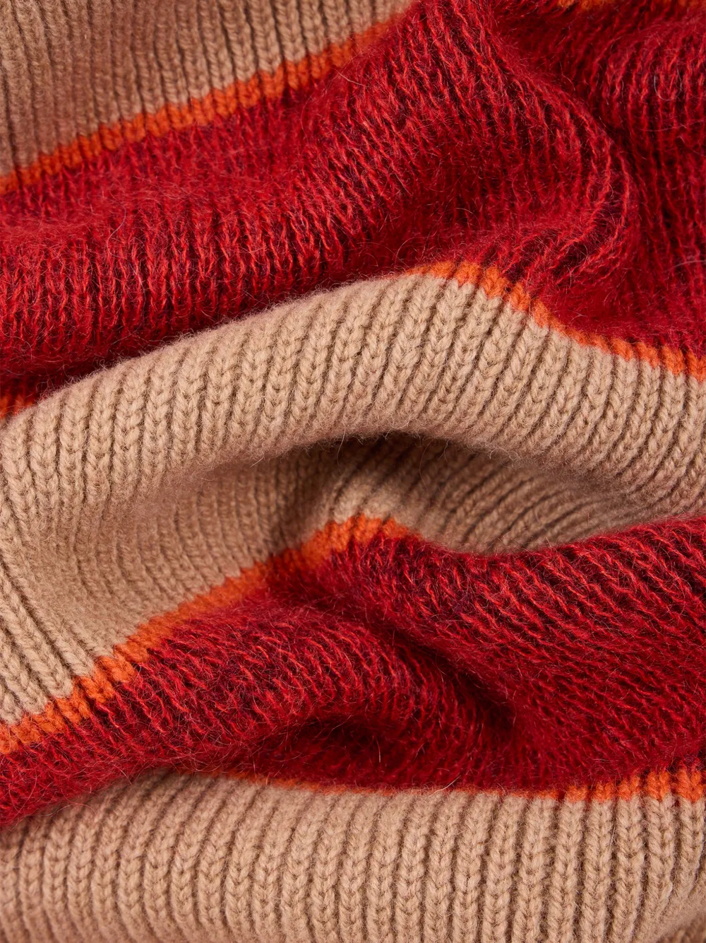 Paul Smith Mohair sjaal met blokstreep Roze
