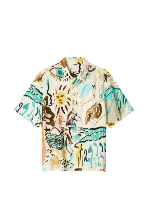 Paul Smith camisa con estampado Ink Works