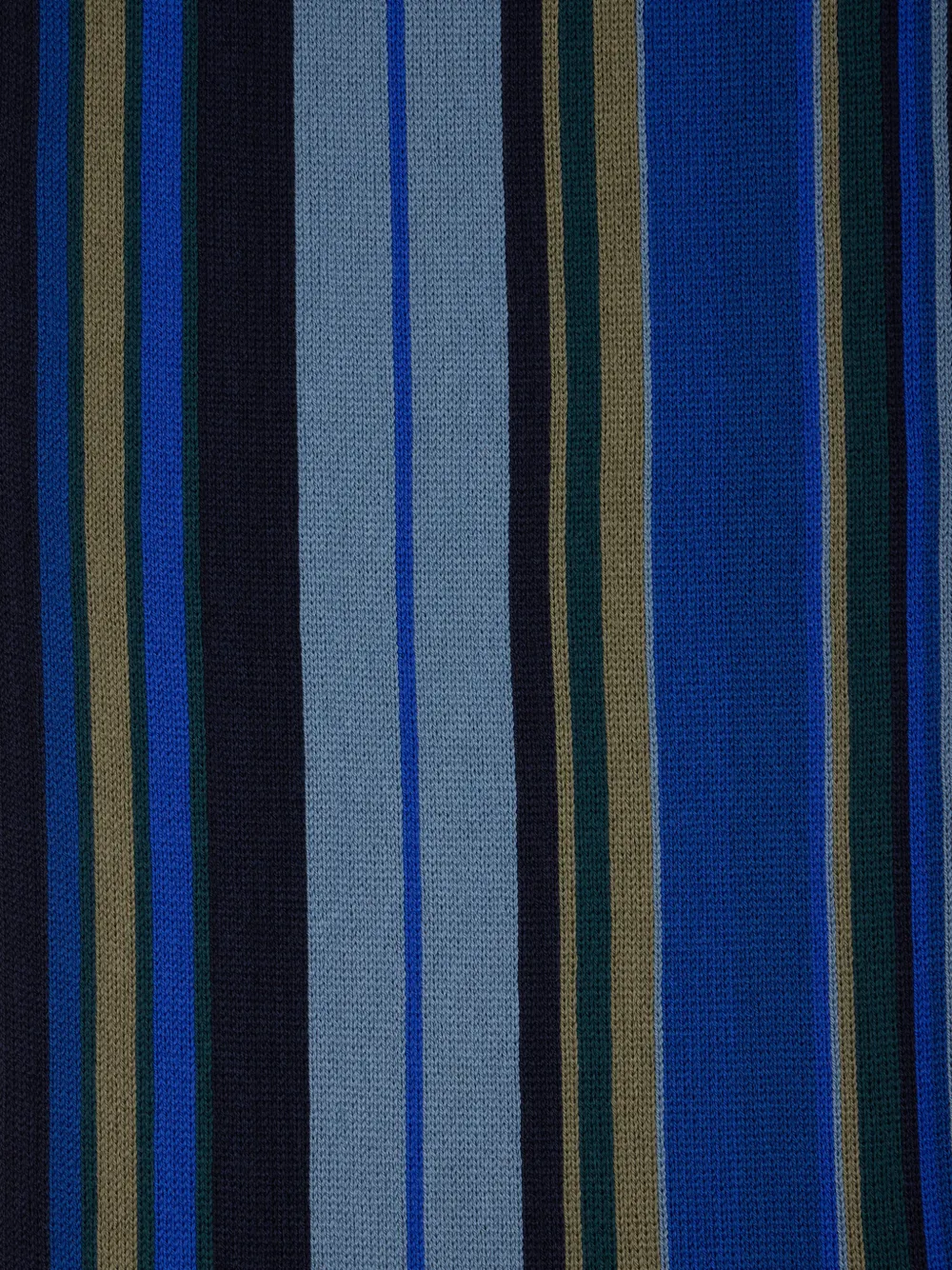 Paul Smith Wollen sjaal met gedraaide streep Blauw