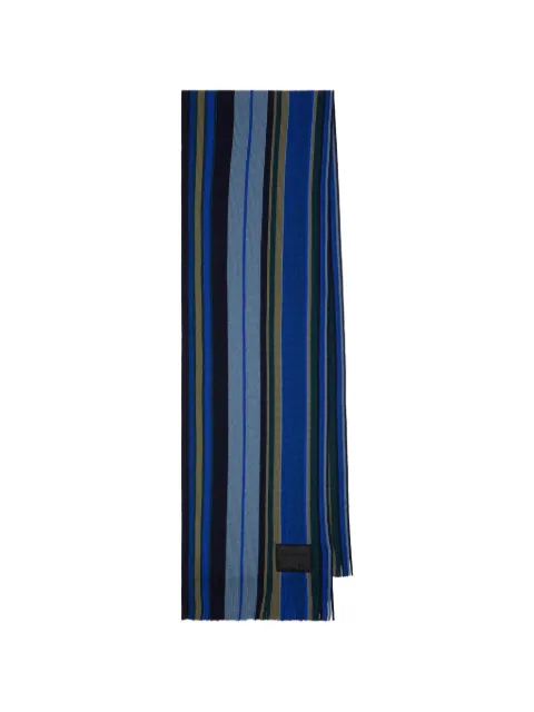 Paul Smith écharpe en laine à rayures torsadées