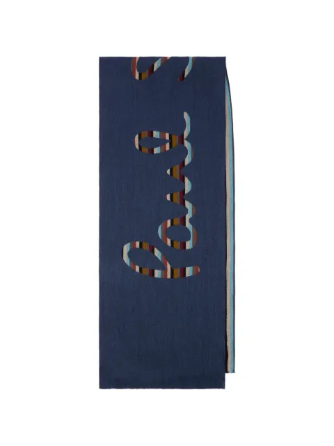 Paul Smith mascada Multistripe Signature de lana