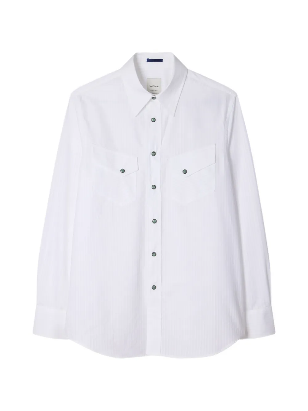 Paul Smith Westernhemd mit Streifen - Weiß