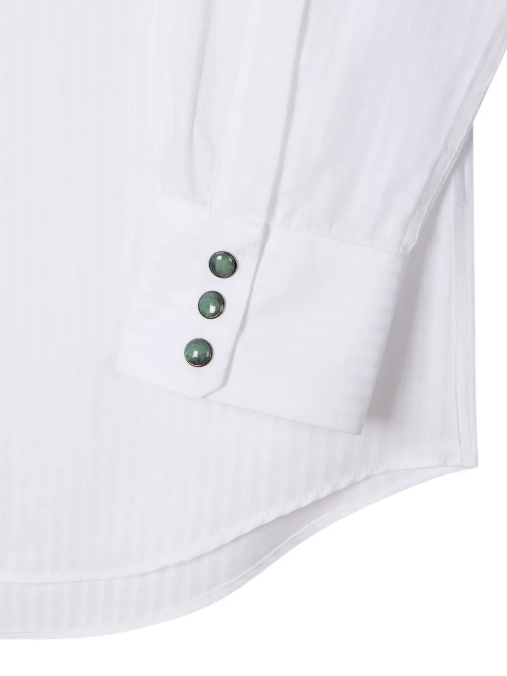 Paul Smith Western overhemd met twill-streep Wit