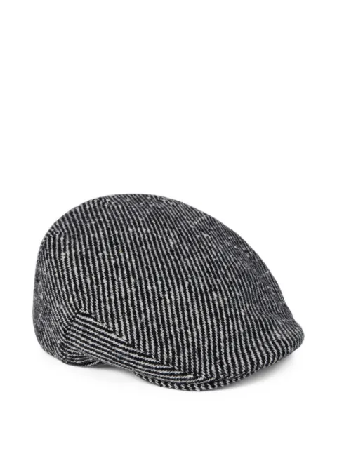 Paul Smith linen stripe flat cap
