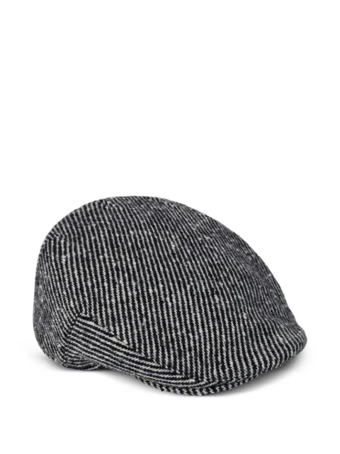 Paul Smith linen stripe flat cap